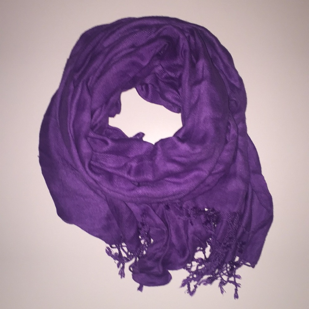 Purple scarf